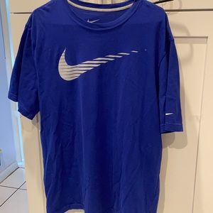 Nike Swoosh Royal Blue T-Shirt